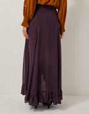 Elsie Frill Maxi Skirt, Purple (PURPLE), large