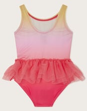 Baby Strawberry Swimsuit, Pink (PALE PINK), large