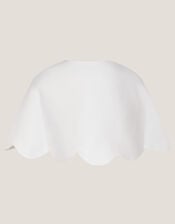 Duchess Scallop Cape, Ivory (IVORY), large