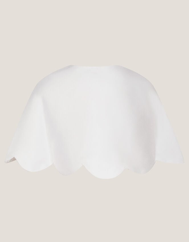 Duchess Scallop Cape, Ivory (IVORY), large