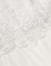 Anna Strappy Lace High-Low Dress, Ivory (IVORY), large