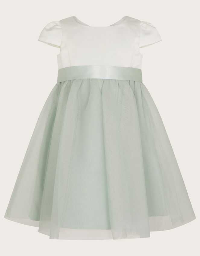 Baby Tulle Bridesmaid Dress, Green (GREEN), large