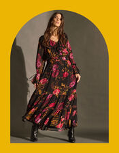 East Dylan Floral Maxi Dress, Multi (MULTI), large