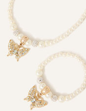Flutter Butterfly Pearl Jewellery Set, , large