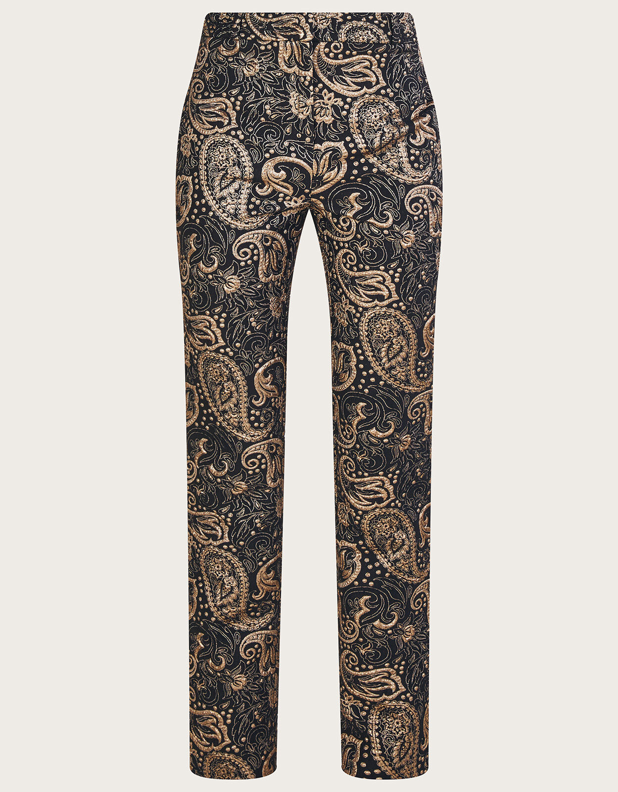 Gold jacquard pants clearance