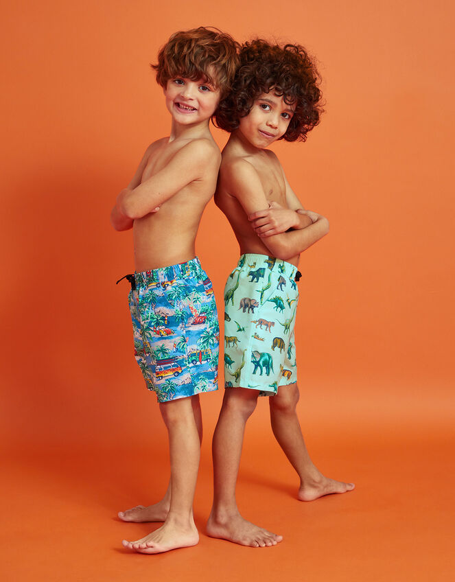 Campervan Swimshorts Multi Baby Boys Beach & Swimwear Monsoon UK.