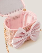 Bow Tweed Bag, , large