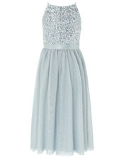 Truth Sequin Sparkle Maxi Dress, Grey (GREY), large