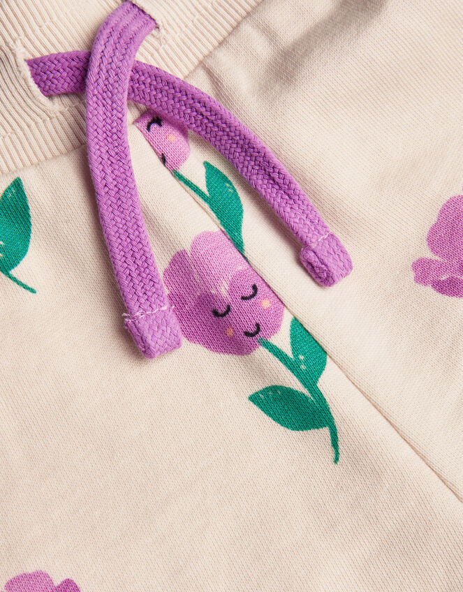 Tulip Print Jersey Shorts, Pink (PINK), large