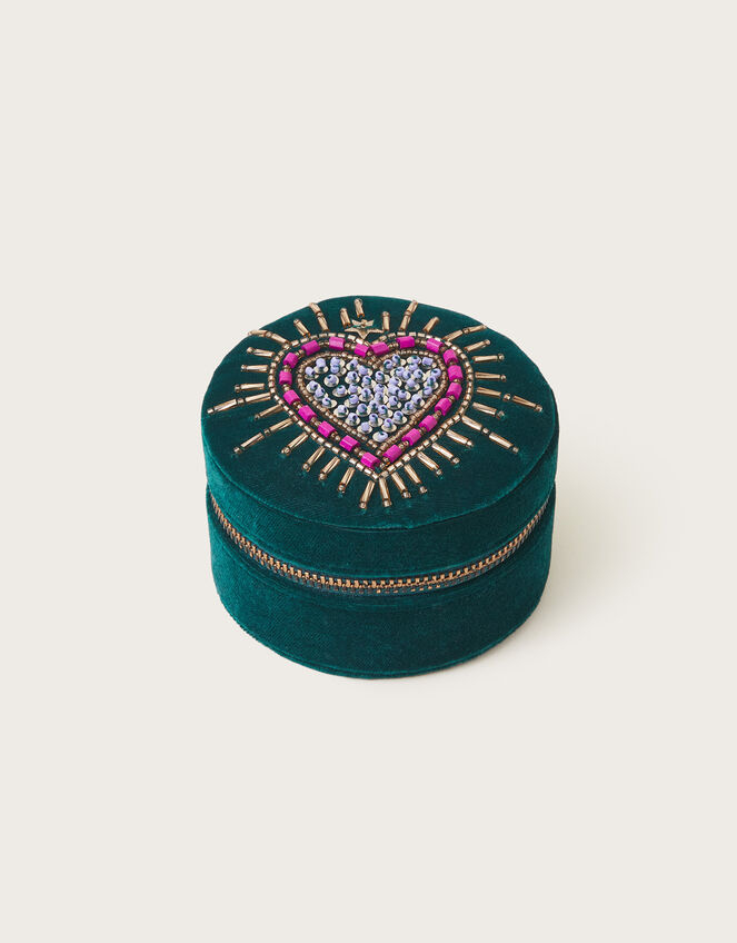 Velvet Mini Jewellery Box, , large