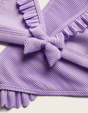 Sparkle Ribbed Bikini Set, Purple (LILAC), large