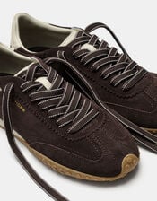 Hoff Bridge Suede Trainers, Brown (CHOCOLATE), large