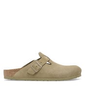 Birkenstock Boston Suede Clogs, Green (KHAKI), large