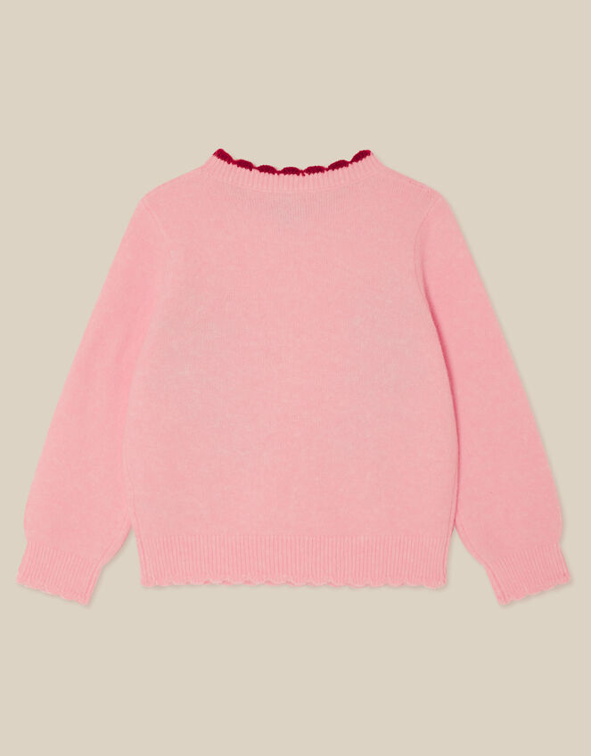 Candy Cane Christmas Jumper, Pink (PINK), large