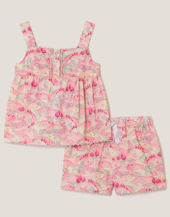 Spring Print Short Pyjamas Set, Pink (PINK), large