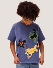 Flying Frog T-Shirt, Blue (BLUE), large