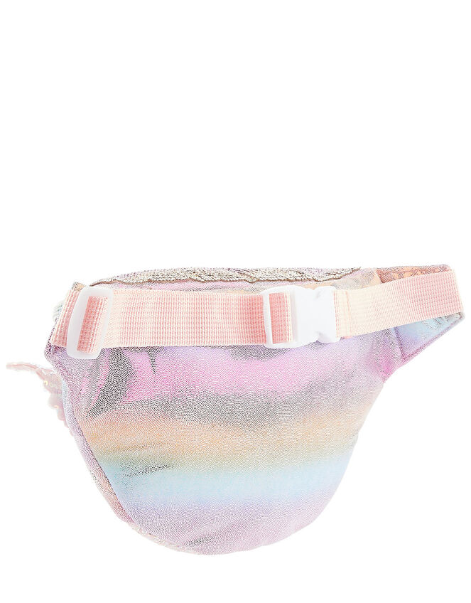 Rainbow Sparkle Unicorn Bumbag, , large