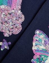 Rainbow Leggings, Blue (NAVY), large