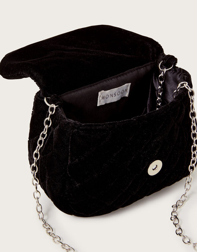 Velvet Bow Bag, , large