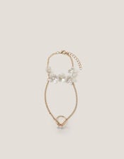 Pearl Flower Ring & Hand Chain, , large