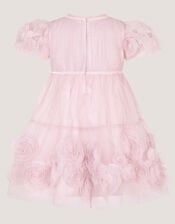 Baby Remi Rose Appliqu&eacute; Glitter Party Dress, Pink (PINK), large