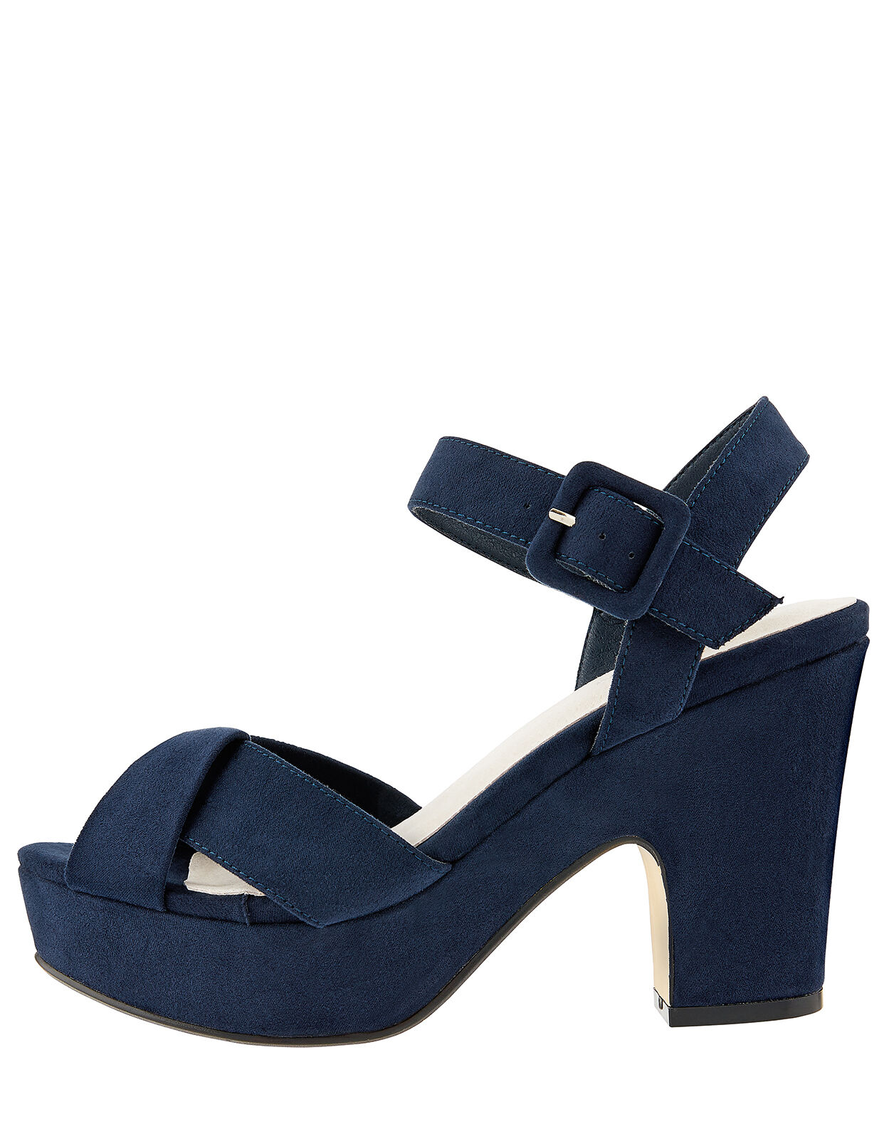 Navy platform sandal online
