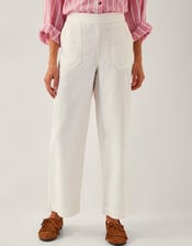 Harper Regular Wide Leg Jeans, Natural (ECRU), large