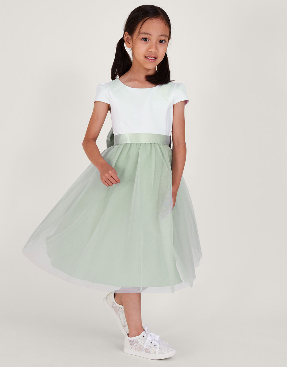 Tulle Bridesmaid Dress Green Girls' Dresses Monsoon UK.