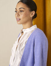 Nela Cosy Pocket Cardigan, Blue (BLUE), large