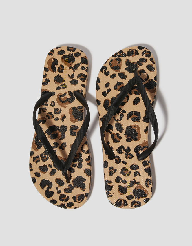Womens Sandals Leopard Print Flip Flops Uk Crocs Kadee II Leopard
