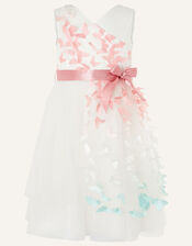 Eliza Ombre Butterfly Dress, Ivory (IVORY), large