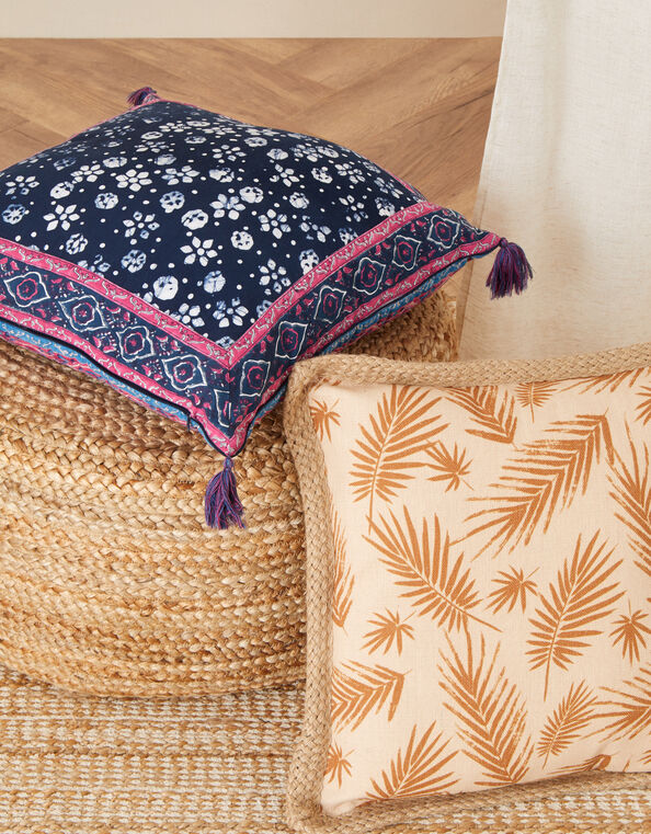 ARTISAN STUDIO Woodblock Print Cushion, , large