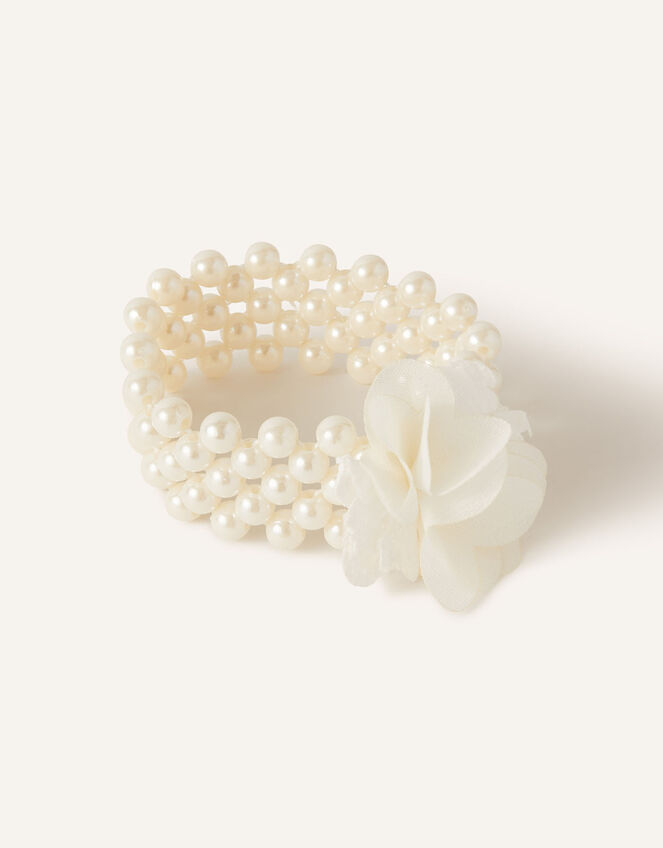 Lace Flower Pearl Bracelet, , large