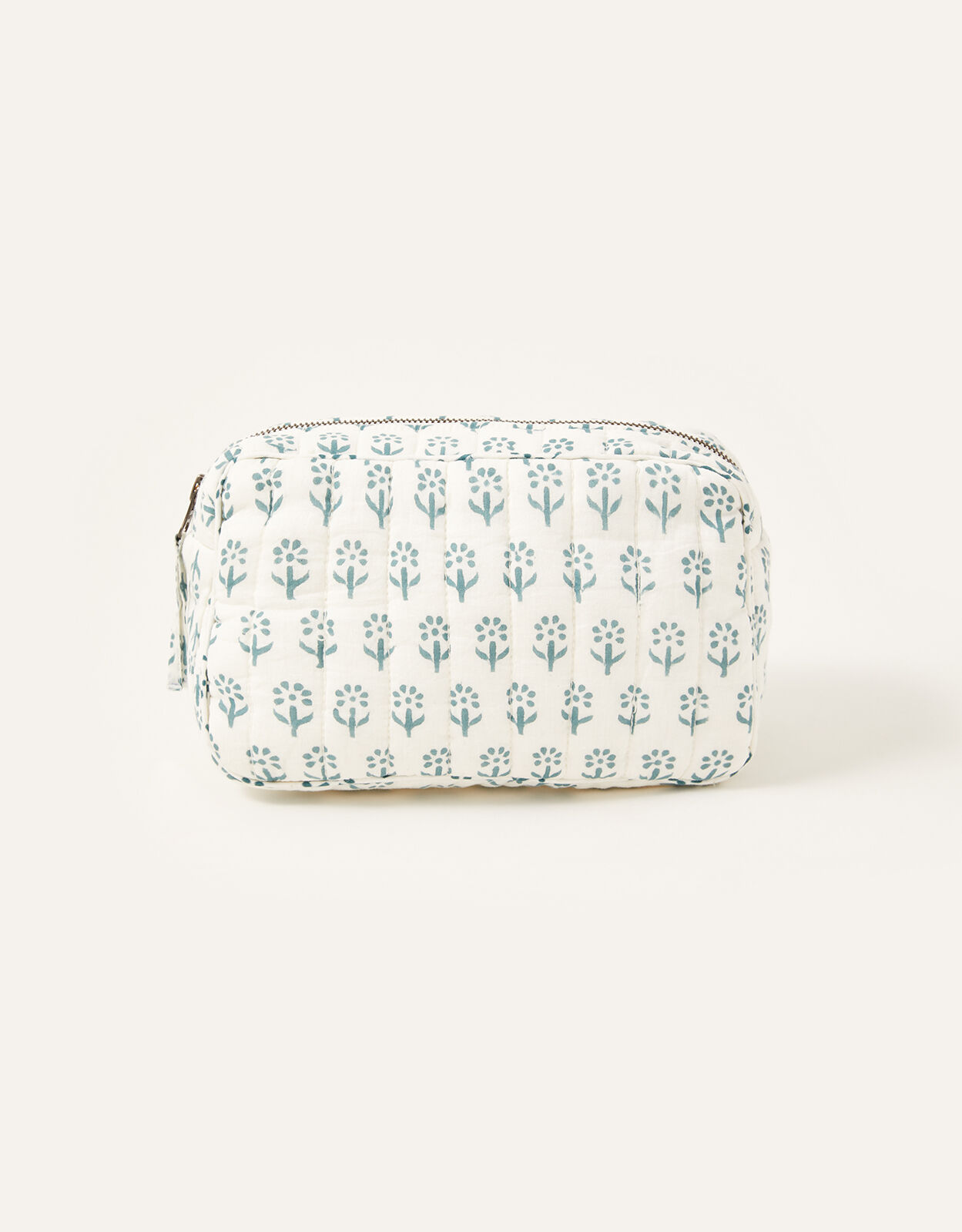Quilted cosmetic bag sale