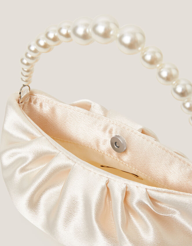 Pearl Headband & Satin Bag Set, , large