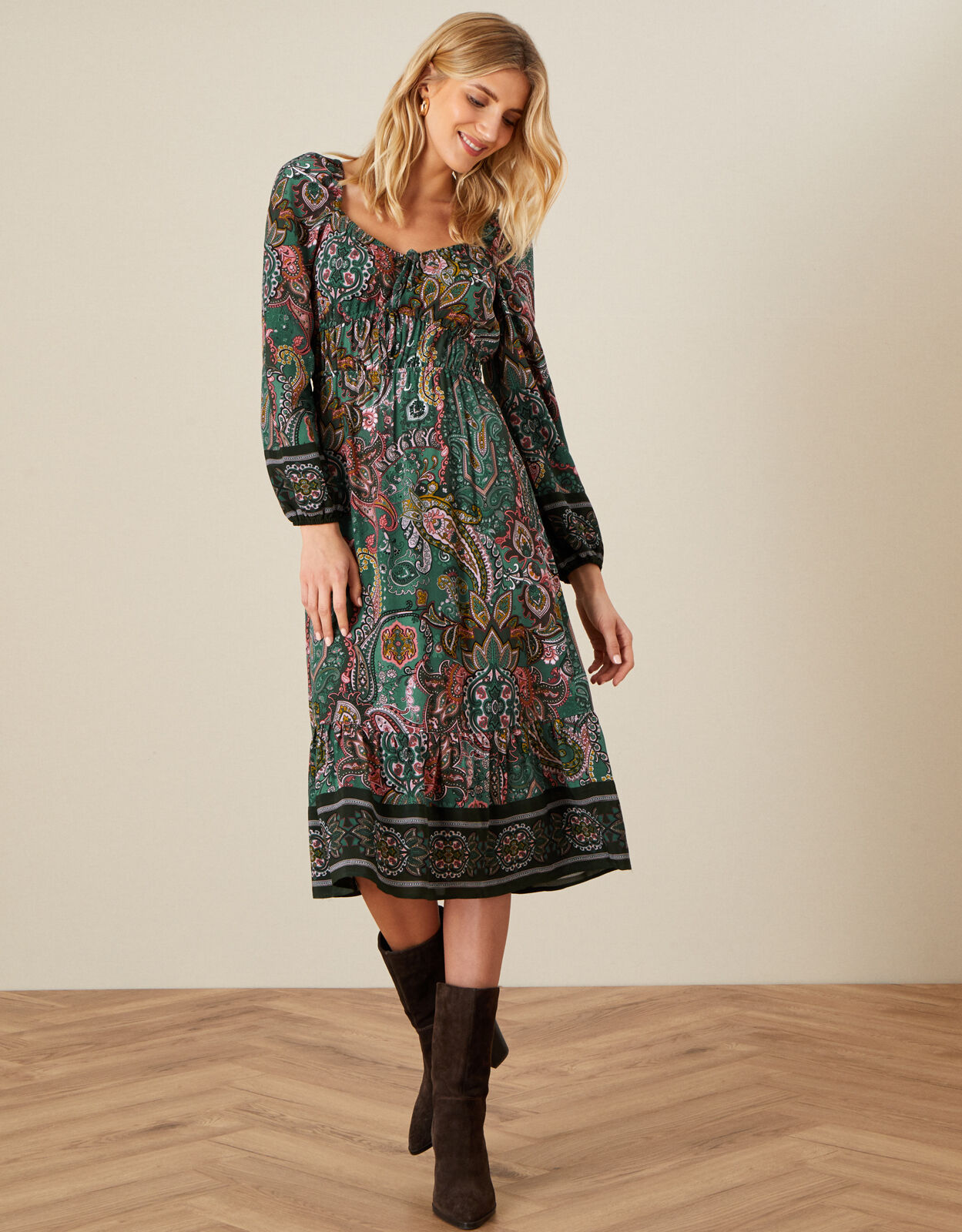 Monsoon top paisley dress