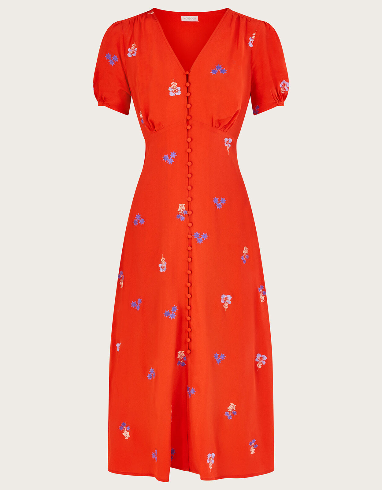 Orange tea clearance dress