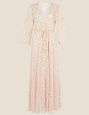Leni Animal Print Maxi Dress, Natural (NEUTRAL), large