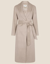 Rowan Robe Coat, Camel (OATMEAL), large