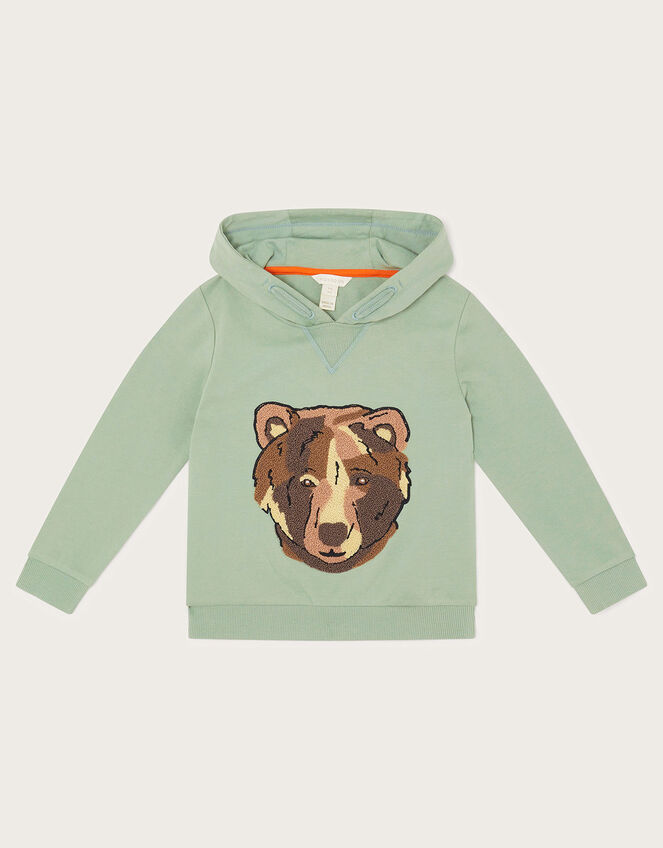 Bear Hoodie, Green (GREEN), large