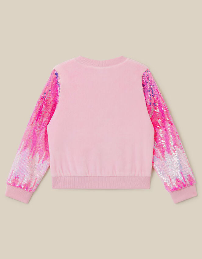 Monsoon x My Little Pony Sequin Bomber Jacket, Pink (PINK), large