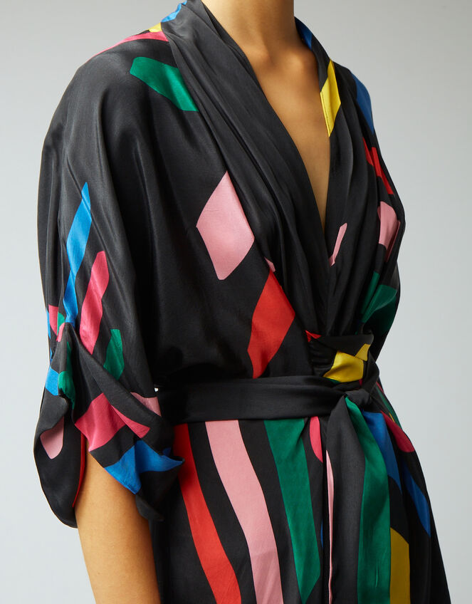 Tallulah and Hope Print Gloria Dress, Black (BLACK), large