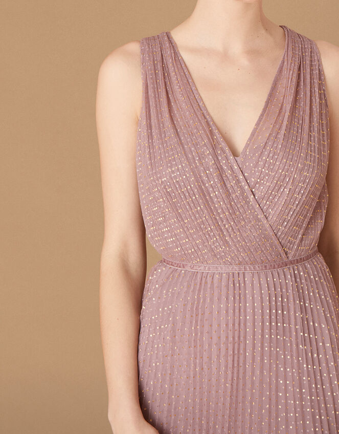 Freya Spot Print Maxi Dress, Pink (PINK), large