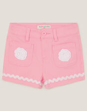 Flower Pocket Shorts, Pink (PINK), large