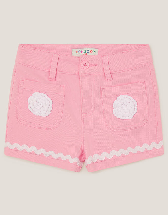 Flower Pocket Shorts, Pink (PINK), large