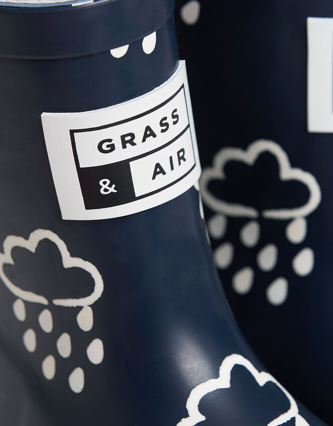 Grass and Air Junior ColourRevealing Wellies Blue
