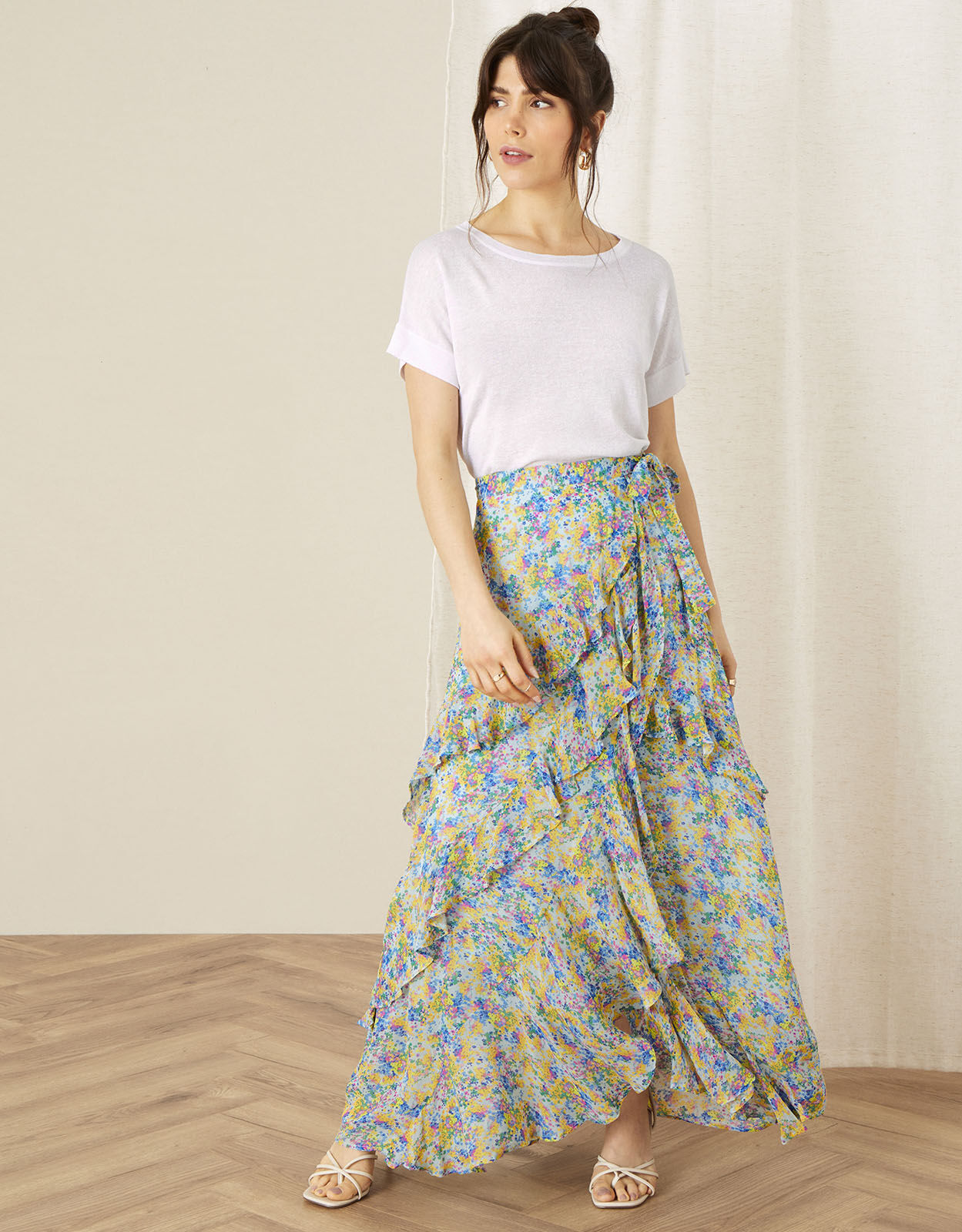 Floral wrap skirt uk new arrivals