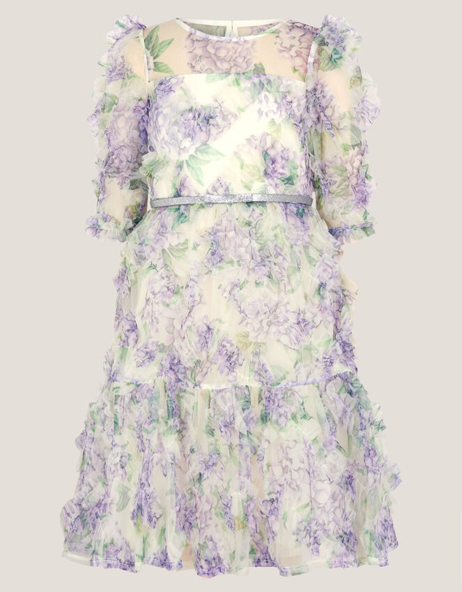 Hydrangea Ruffle Party Dress, Multi (MULTI), large