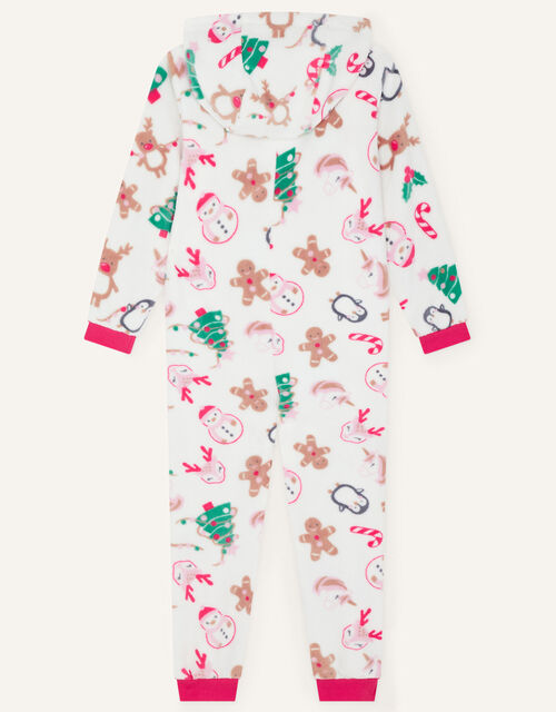 Christmas Chunky Sleepsuit, Ivory (IVORY), large