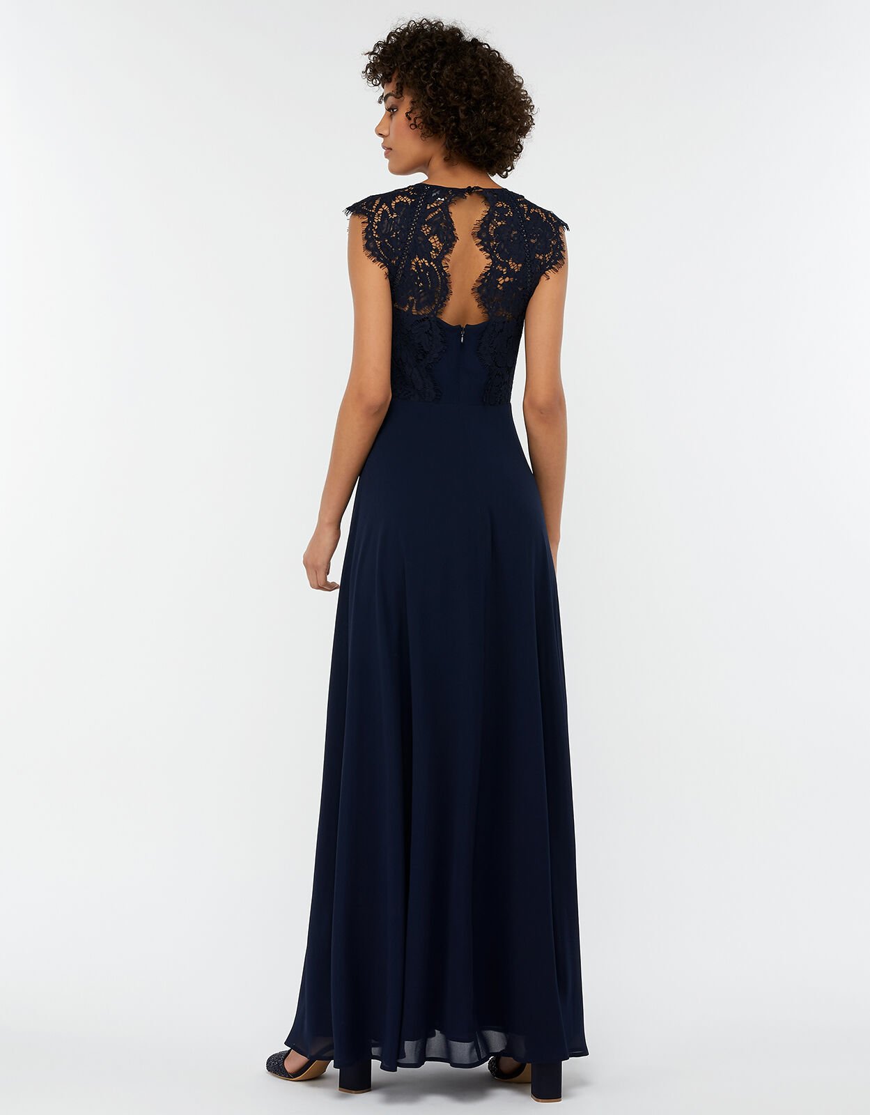 Morgane lace maxi shop bridesmaid dress